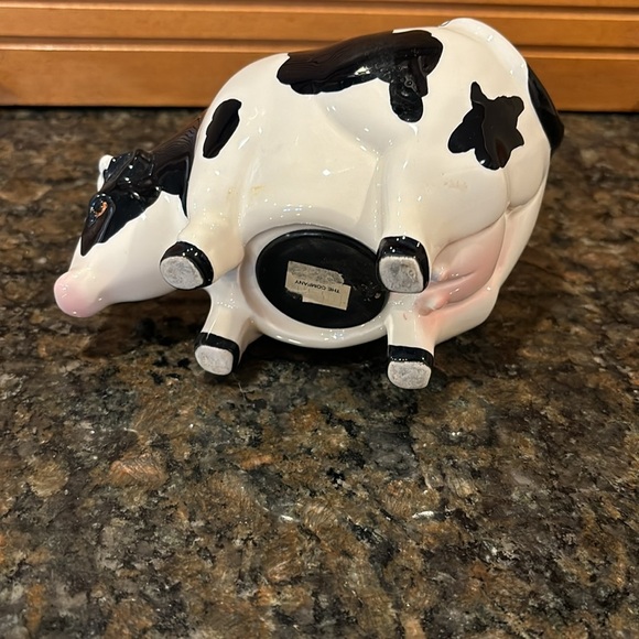 Clay art hand painted cow bank - Picture 5 of 5